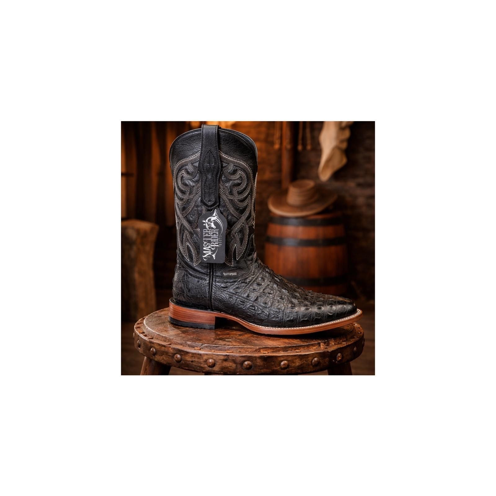 CAIMAN GATOR LEATHER - COWBOY BOOTS