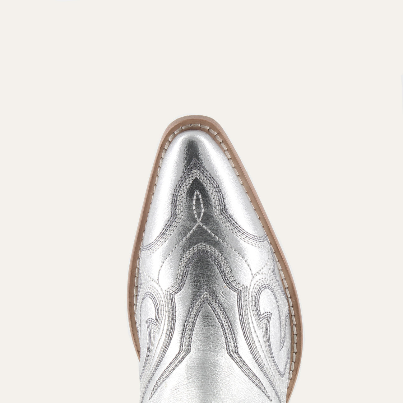 REGINA SILVER - Leather Cowgirl Boots - Stylish Western Footwear & Comfort