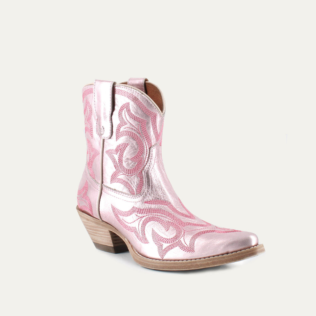 REGINA BALLET - Leather Cowgirl Boots - Classic Western Elegance & Comfort