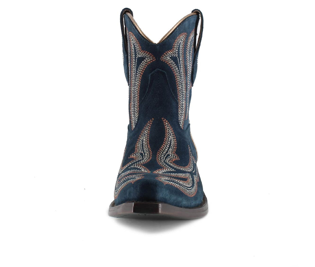 HARPER BLUE - Leather Cowgirl Boots - Stylish Western Footwear & Comfort
