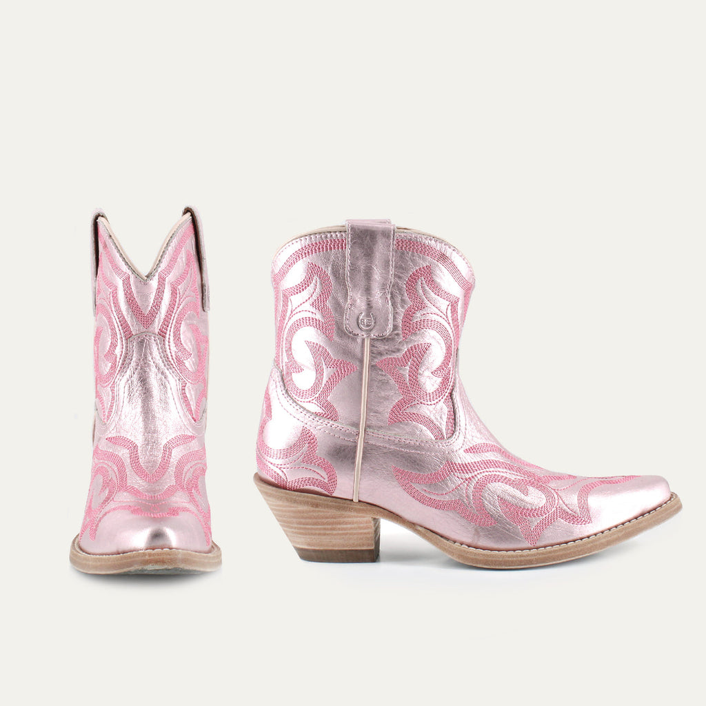REGINA BALLET - Leather Cowgirl Boots - Classic Western Elegance & Comfort