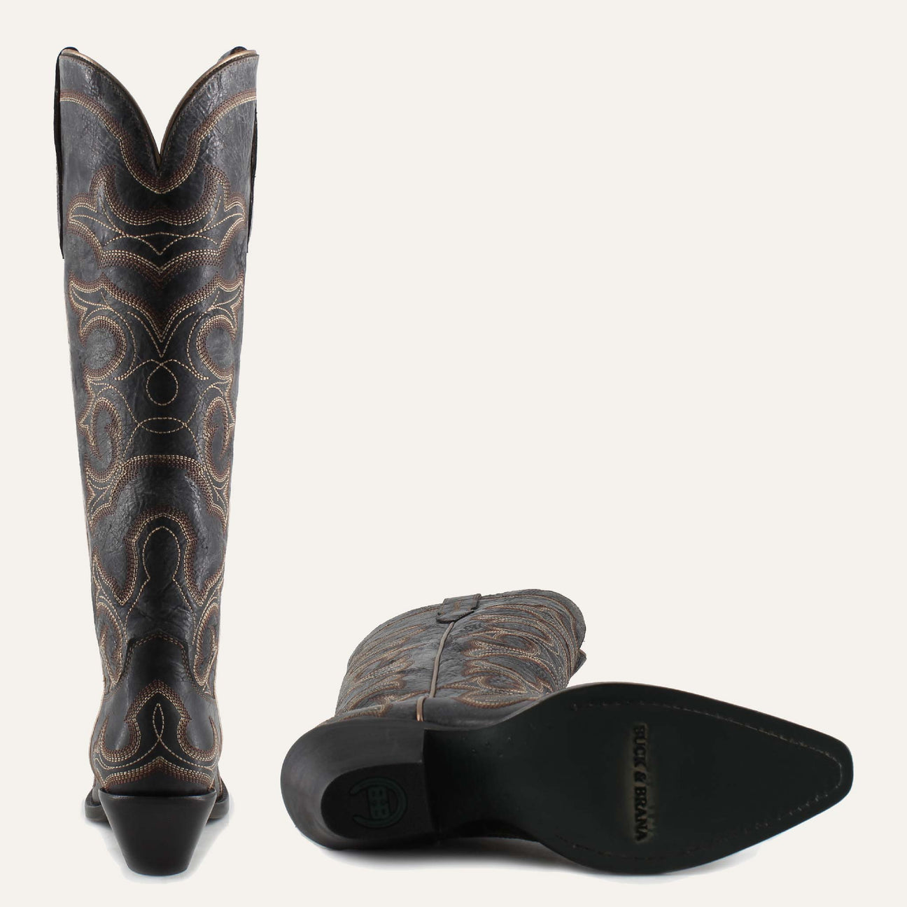 OLIVIA BLACK - Cowgirl Boots - Stylish Western Footwear & Comfort