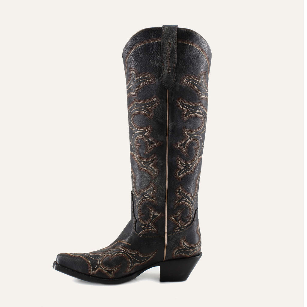 OLIVIA BLACK - Cowgirl Boots - Stylish Western Footwear & Comfort