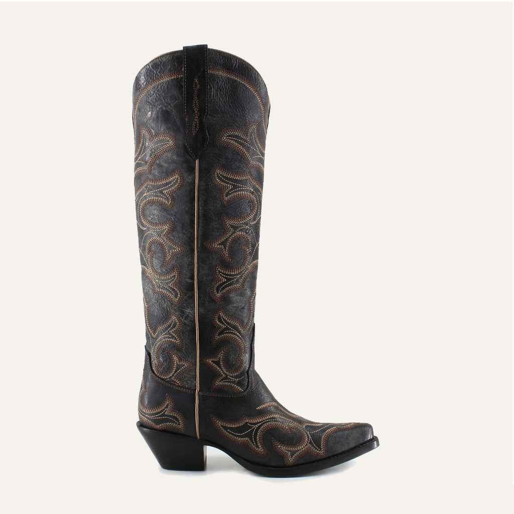 OLIVIA BLACK - Cowgirl Boots - Stylish Western Footwear & Comfort