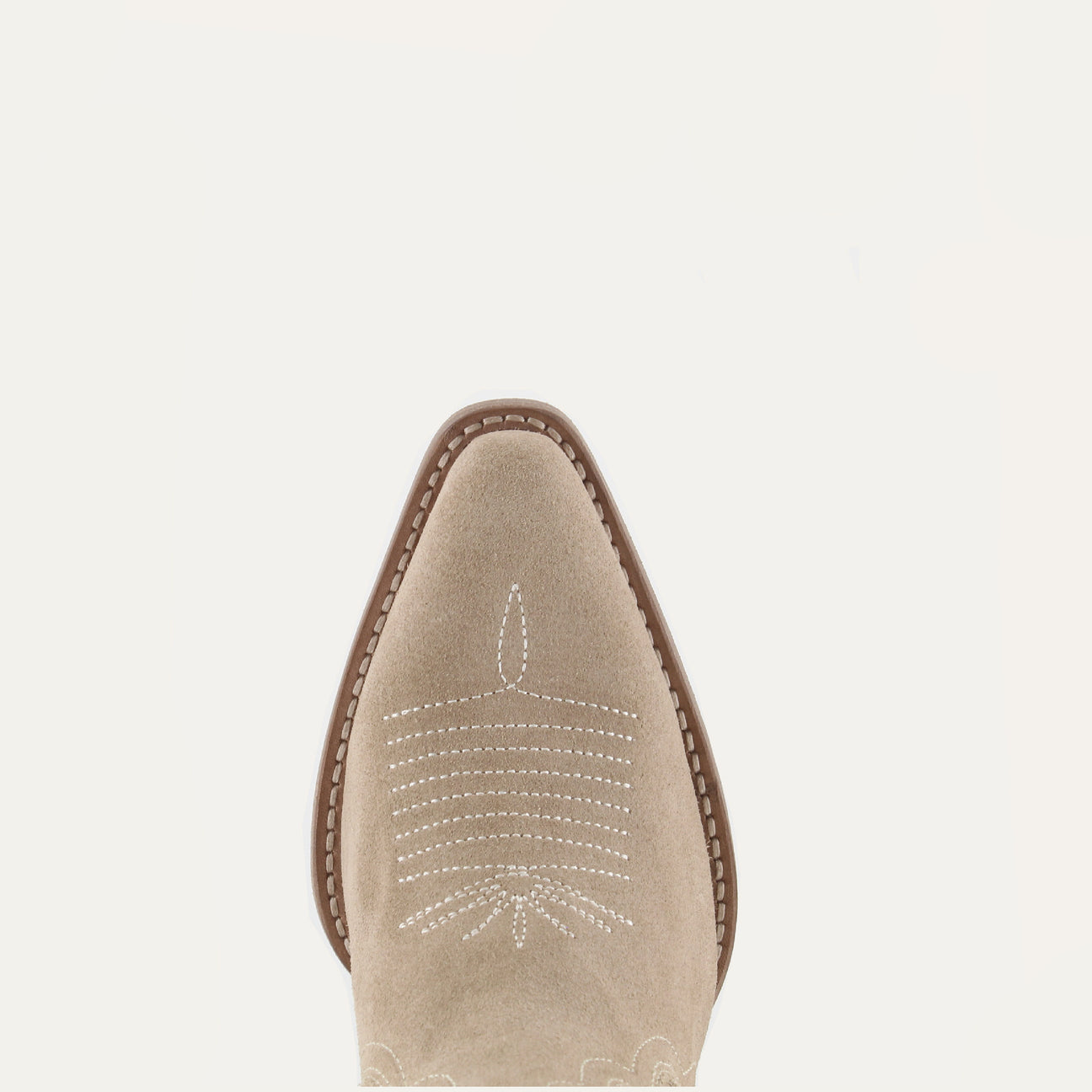 BROOKE BEIGE - Leather Cowgirl Boots - Stylish Western Footwear & Comfort