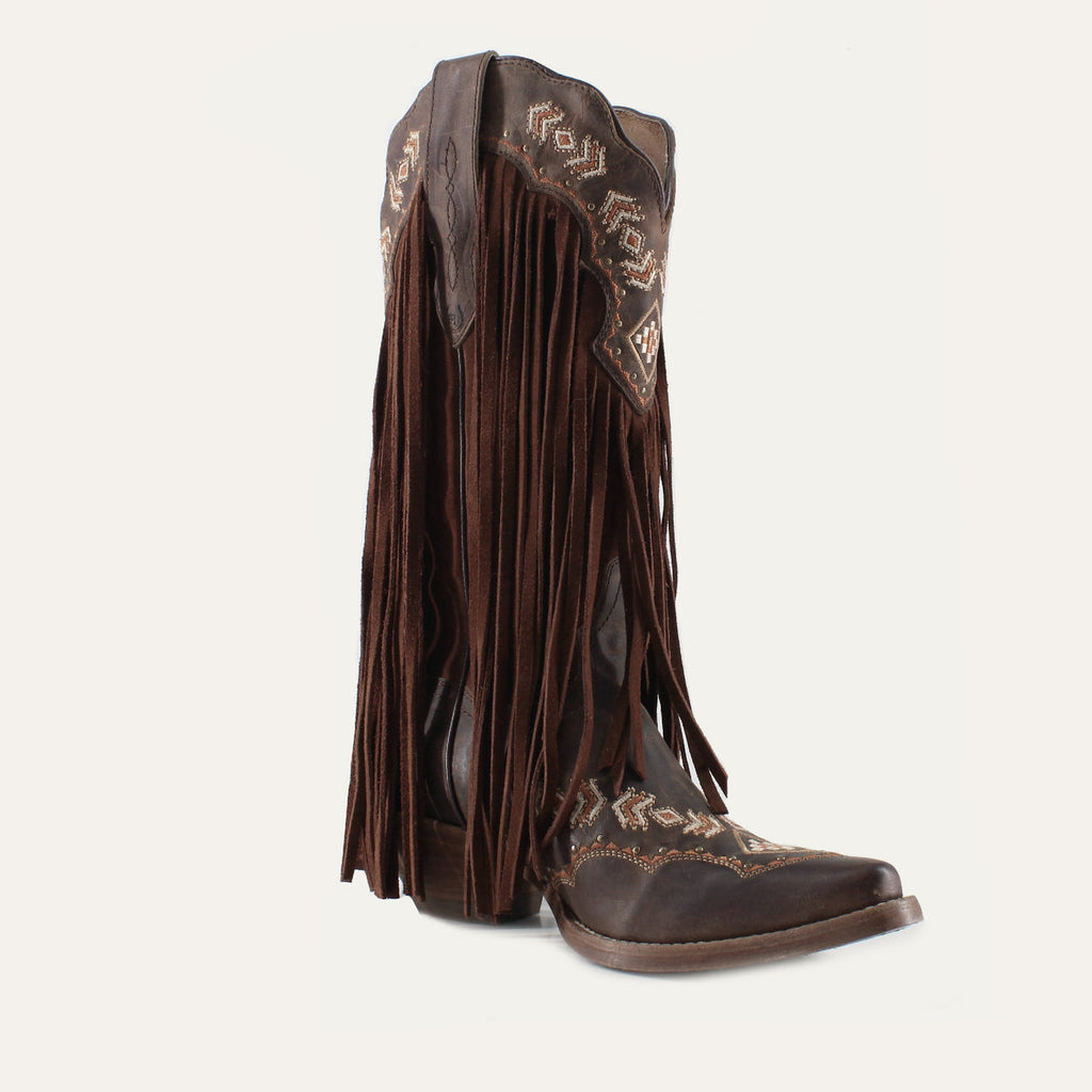 FRANNY HONEY - Leather Cowgirl Boots - Classic Western Style & Comfort