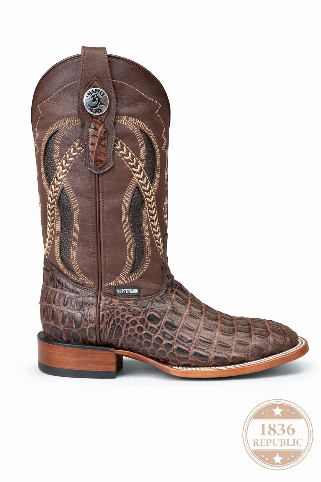 CAIMAN GATOR LEATHER - COWBOY BOOTS