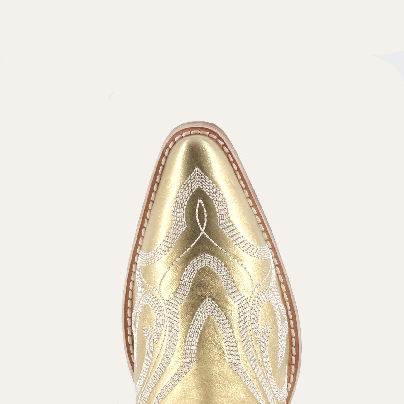 REGINA GOLD - Leather Cowgirl Boots - Stylish Western Footwear & Comfort