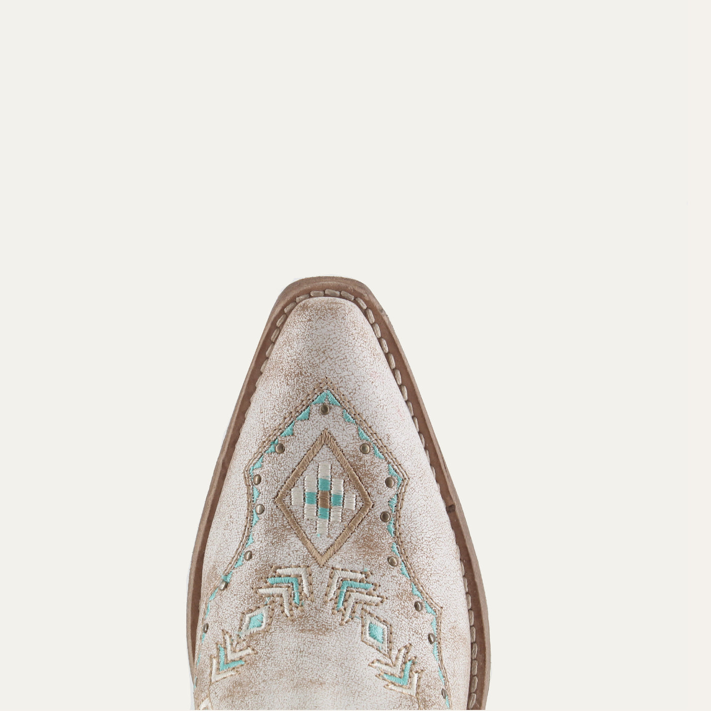 FRANNY WHITE - Leather Cowgirl Boots - Classic Western Style & Comfort