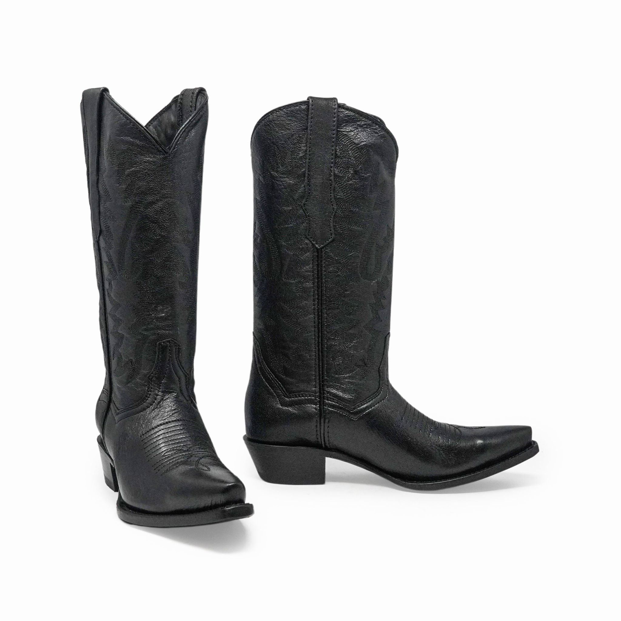 RUSH BLACK RETRO- COWGIRLBOOTS