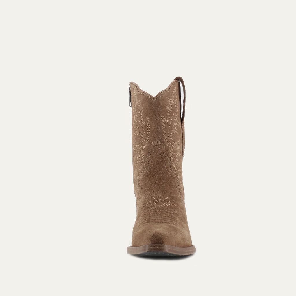 BROOKE CAMEL - Leather Cowgirl Boots - Stylish Western Footwear & Comfort