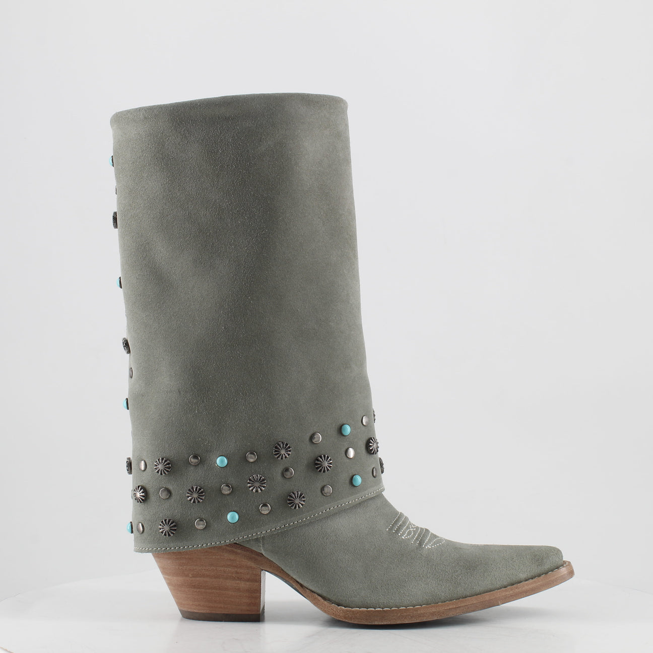 ARIANNA FROZEN LEATHER COWGIRL BOOTS -Stylish Western Footwear & Comfort By