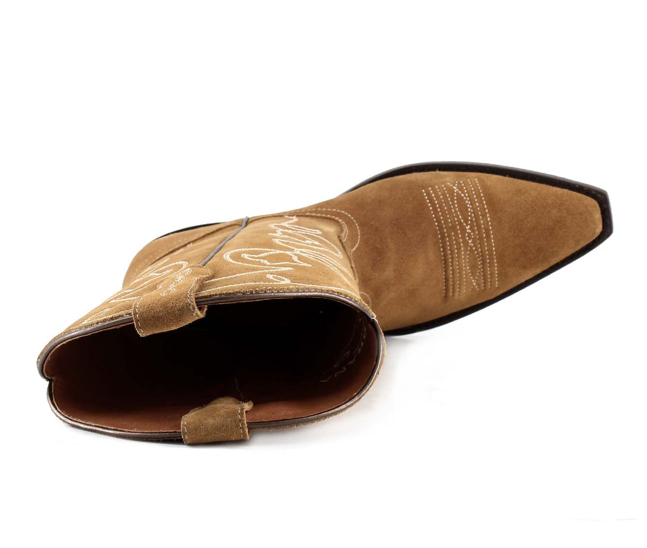 CHRISTIANE GOLD - Leather Cowgirl Boots - Stylish Western Footwear & Comfort