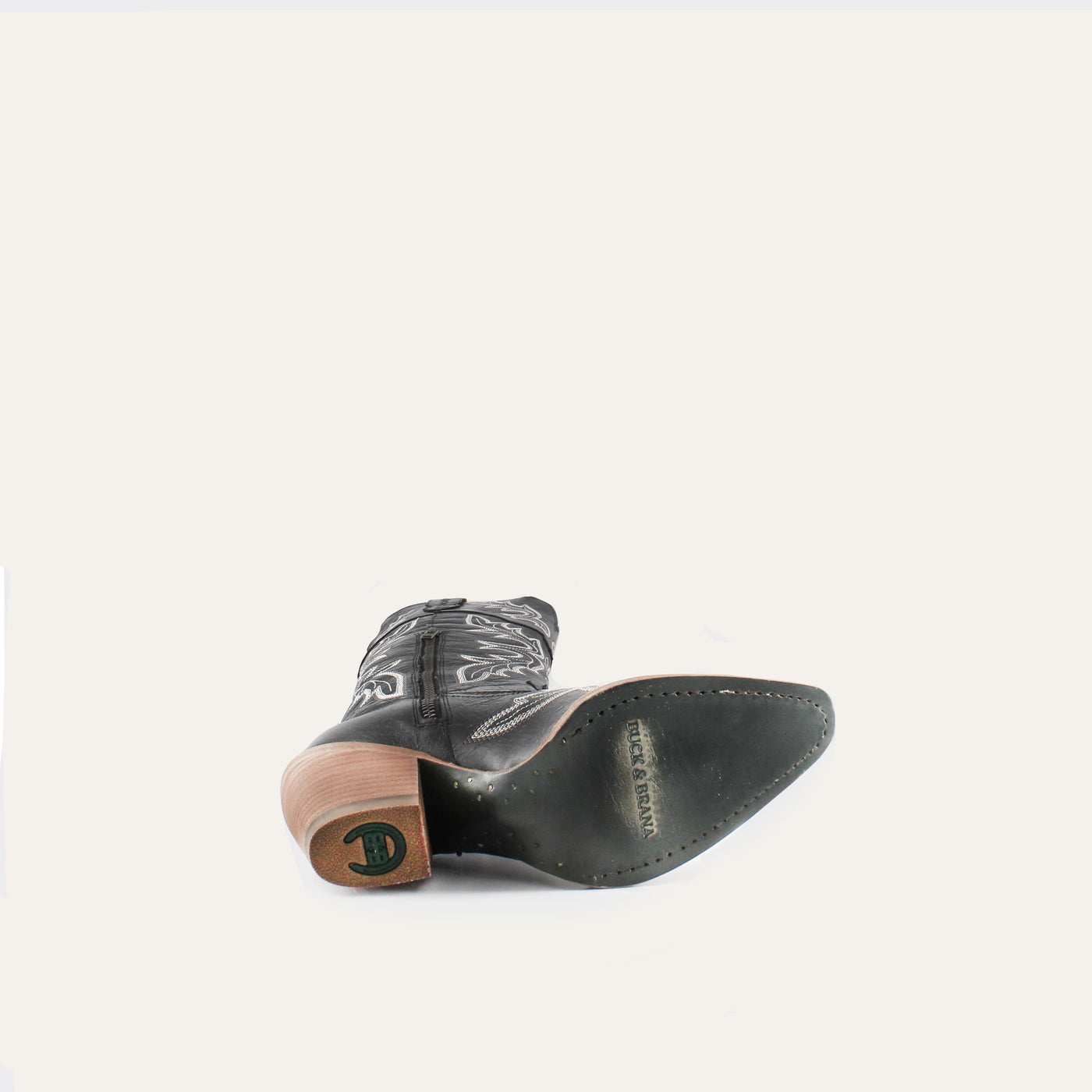 JULIA BLACK - Tall Leather Cowgirl Boots - Sophisticated Western Footwear