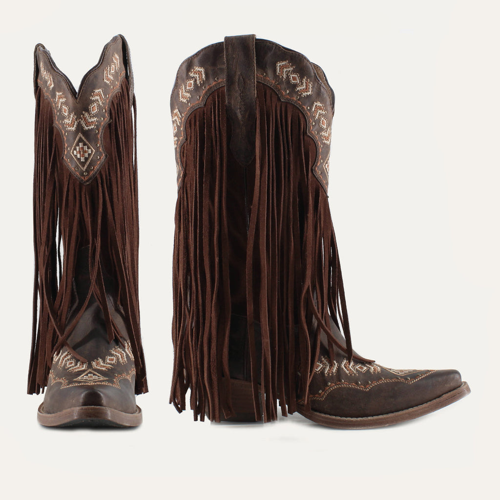 FRANNY HONEY - Leather Cowgirl Boots - Classic Western Style & Comfort