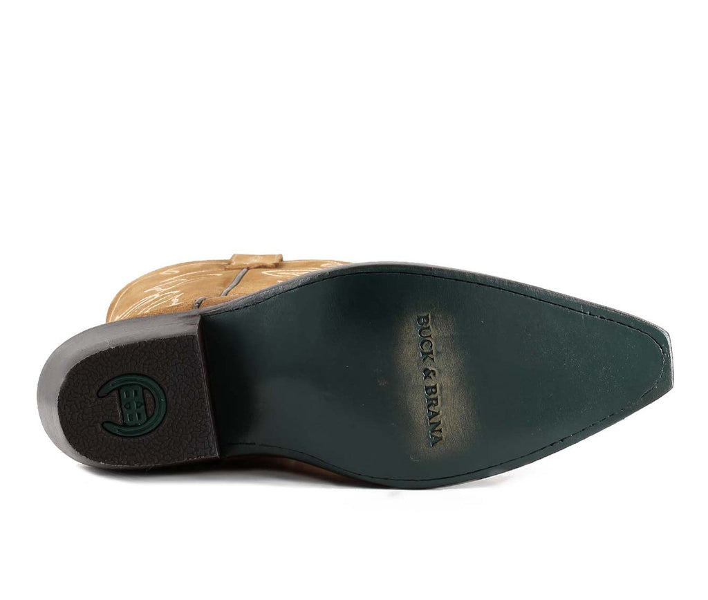 CHRISTIANE GOLD - Leather Cowgirl Boots - Stylish Western Footwear & Comfort