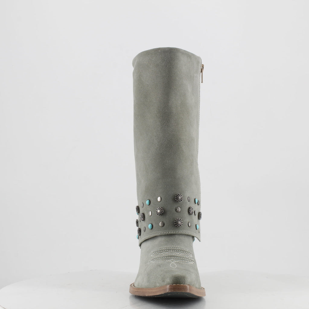 ARIANNA FROZEN LEATHER COWGIRL BOOTS -Stylish Western Footwear & Comfort By