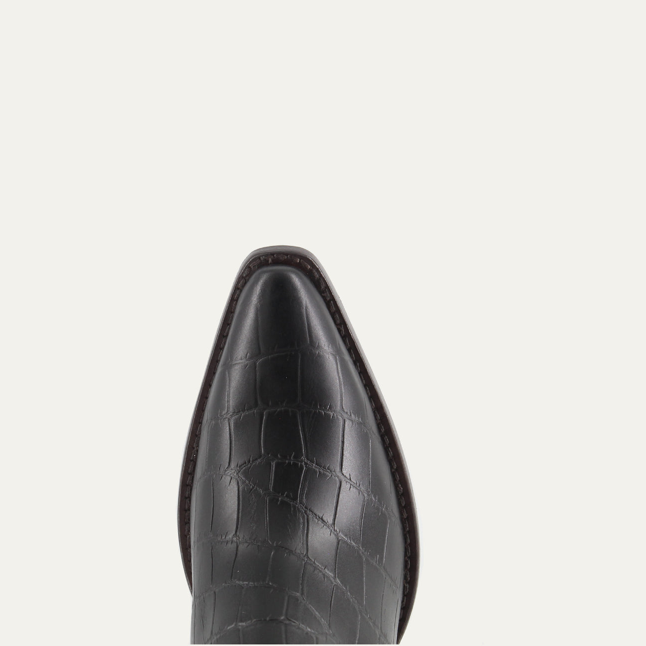 BIANKA BLACK - Leather Cowgirl Boots - Stylish Western Comfort