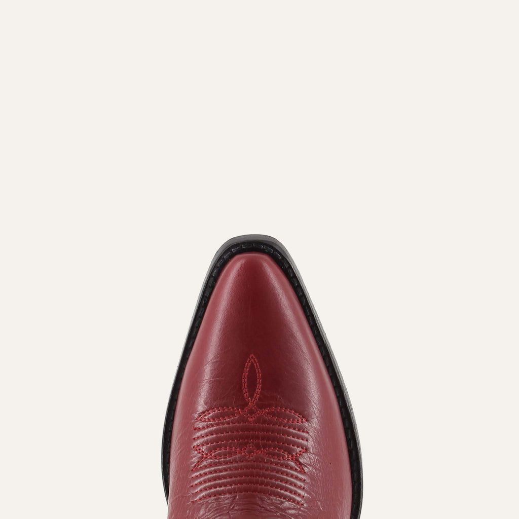 ISABELLA RED - Leather Cowgirl Boots - Stylish Western Footwear & Comfort