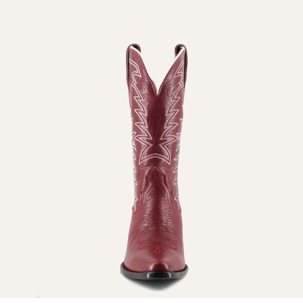 ISABELLA RED - Leather Cowgirl Boots - Stylish Western Footwear & Comfort