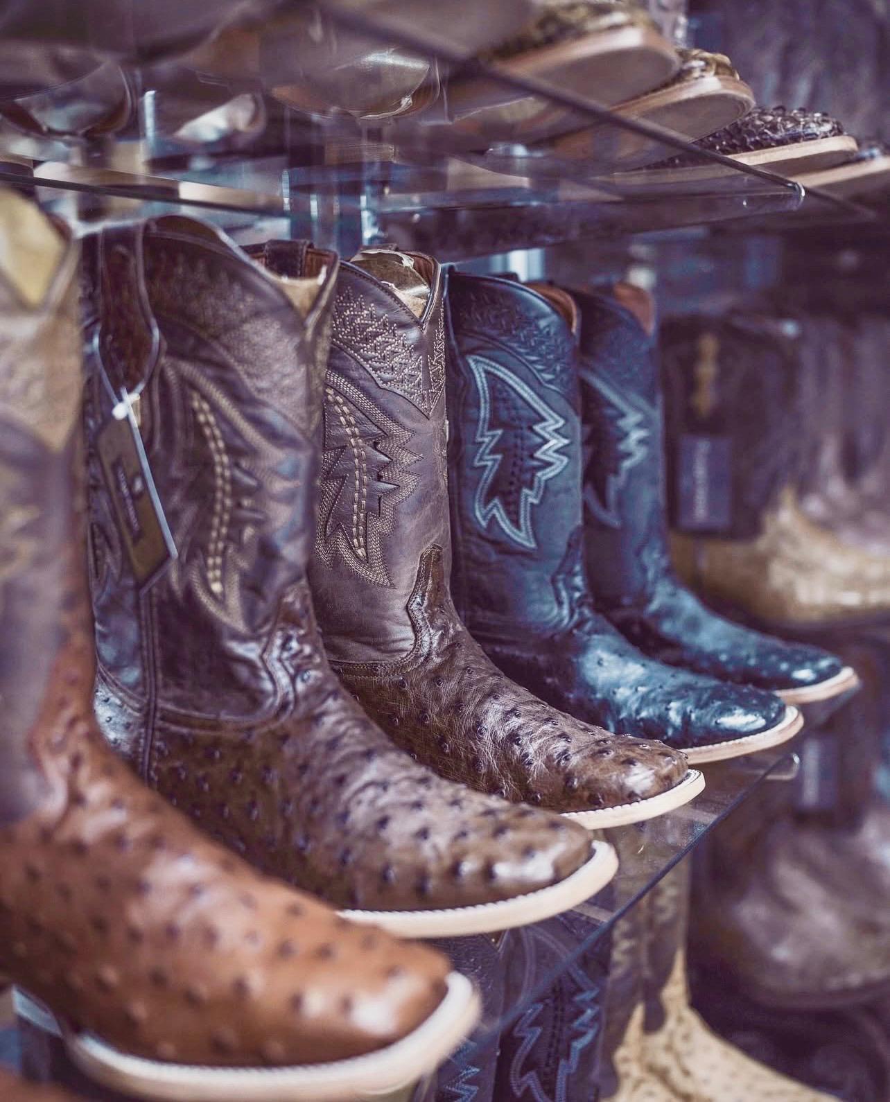 EXOTIC OSTRICH BOOTS - COWBOY BOOTS