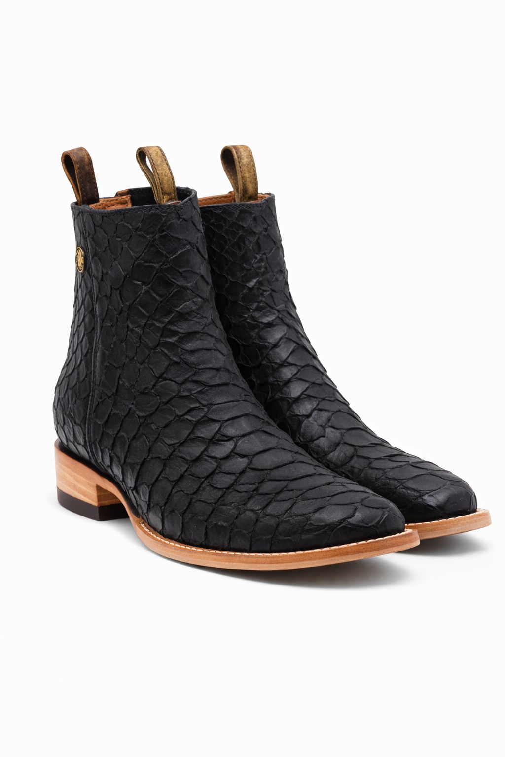 EXOTIC FISH 3/4 BOTÍN - BLACK & BROWN